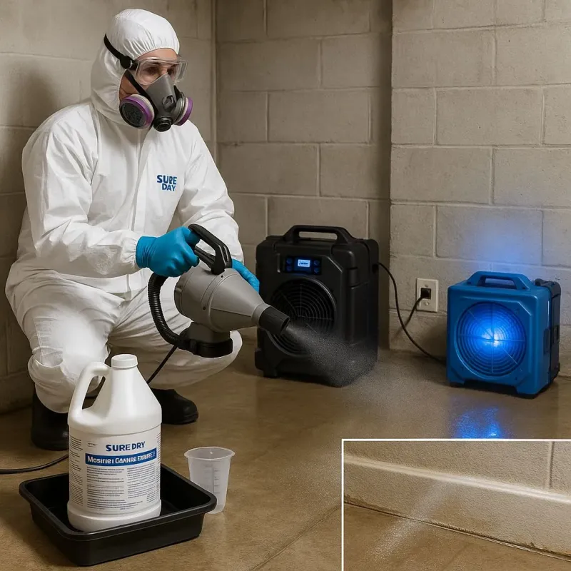 Sanitization and Odor Removal process in Stafford, VA